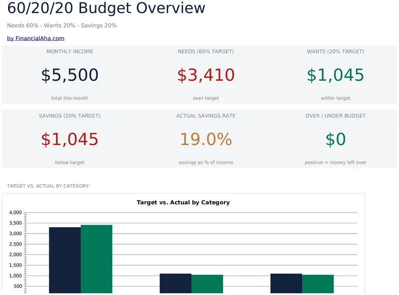 60/20/20 Budget preview