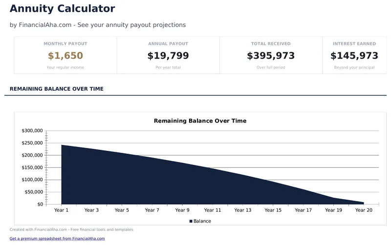 Annuity Calculator