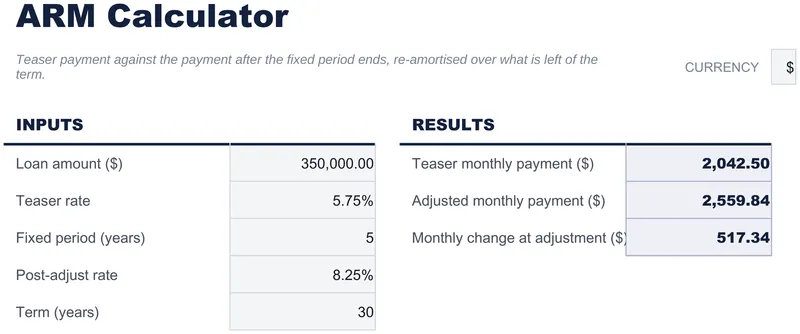 ARM Calculator