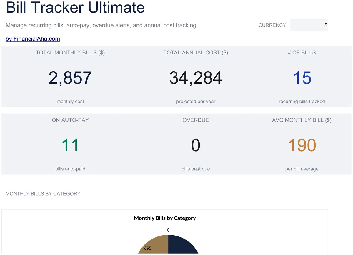 Bill Tracker Ultimate