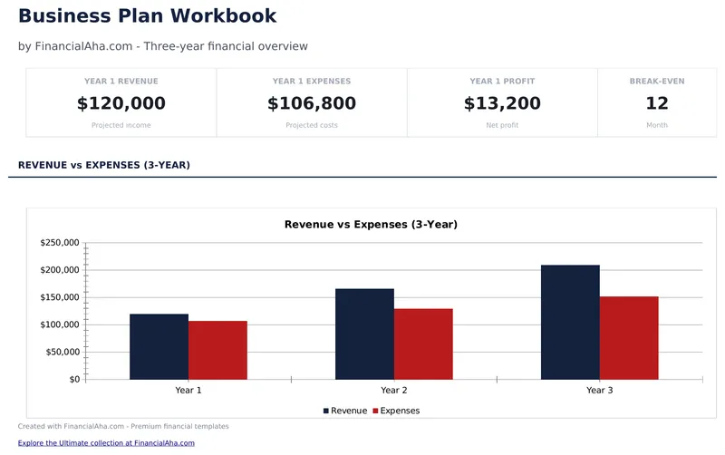 Business Plan Workbook preview