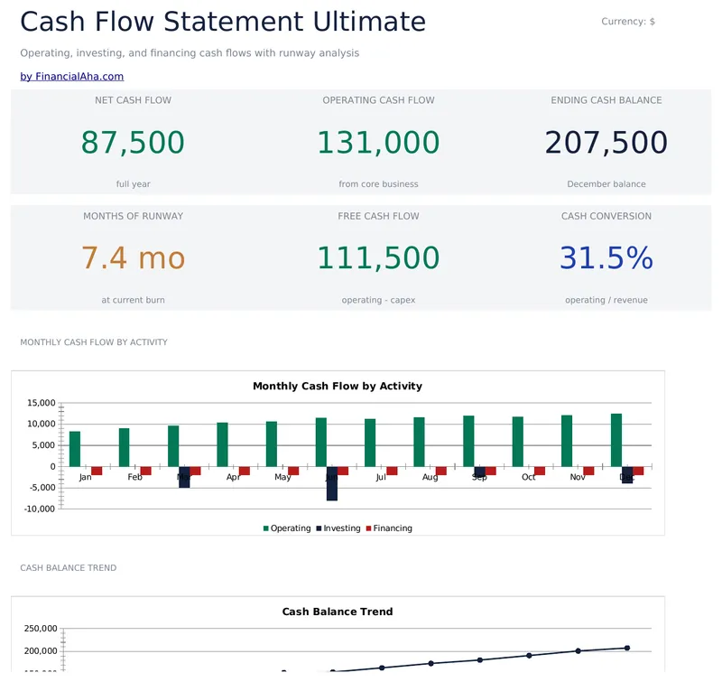 Cash Flow Statement Ultimate preview