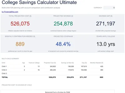 Calcolatore di Risparmio Universitario preview