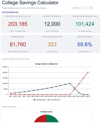 Calcolatore di Risparmio Universitario preview