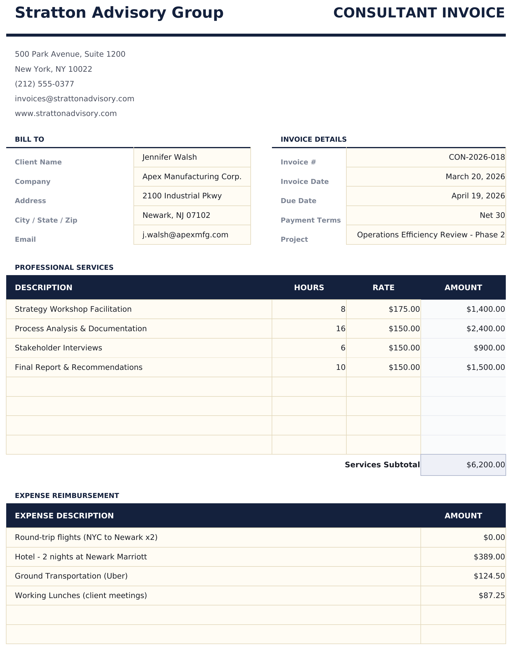 Vista previa de la plantilla Essentials
