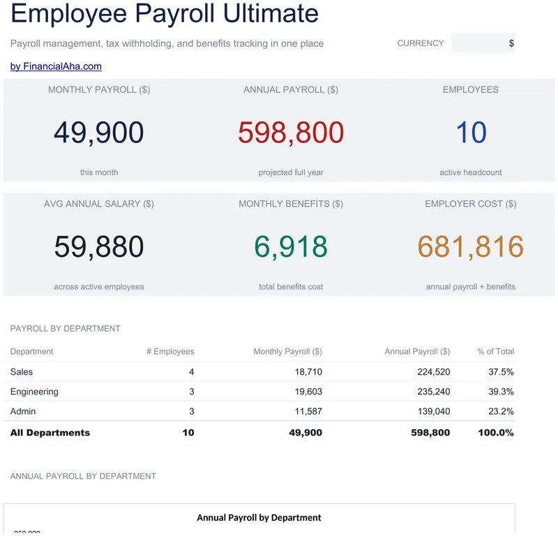 Employee Payroll Ultimate preview