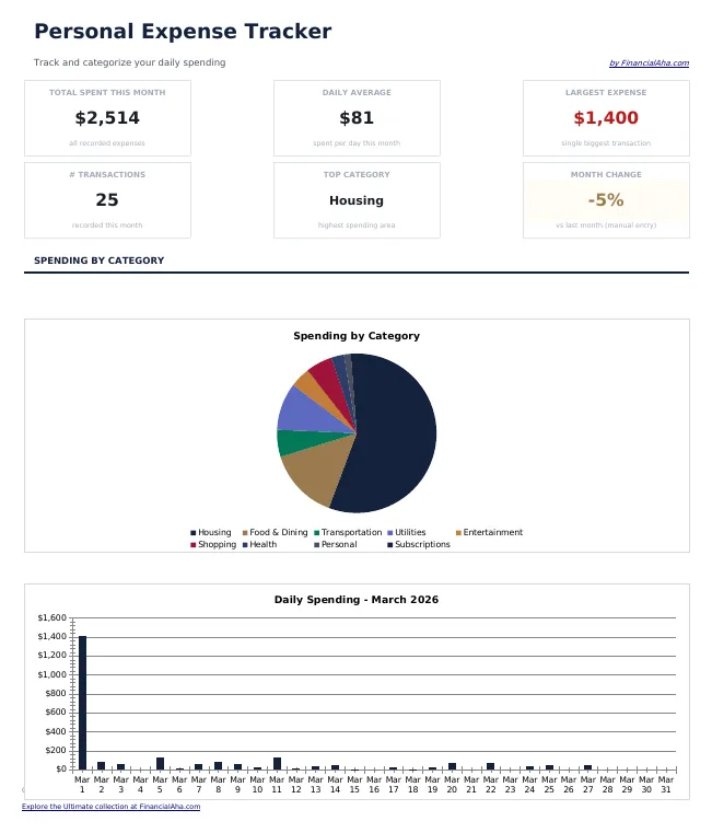 Expense Tracker preview