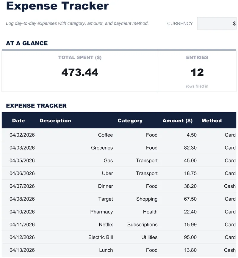 Expense Tracker