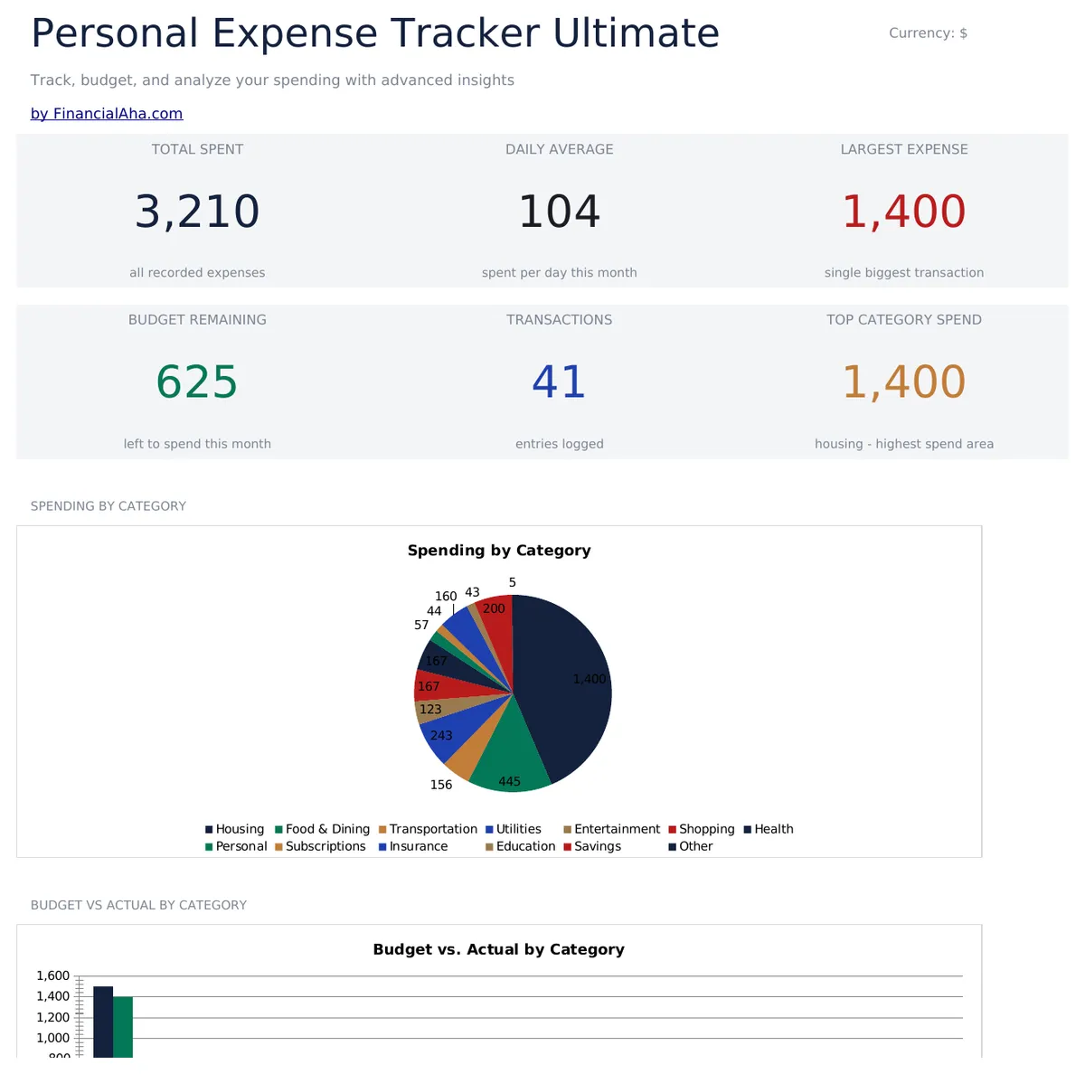 Expense Tracker Ultimate