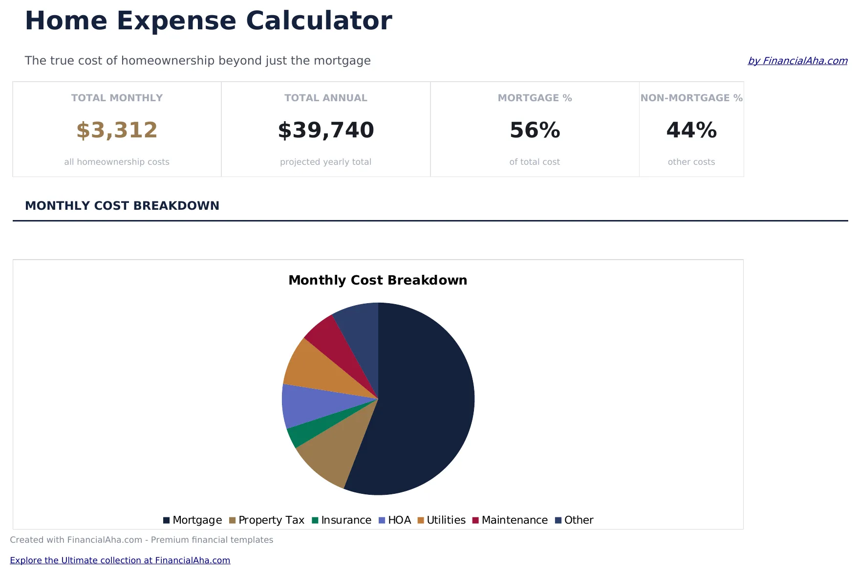 Home Expense Calculator preview