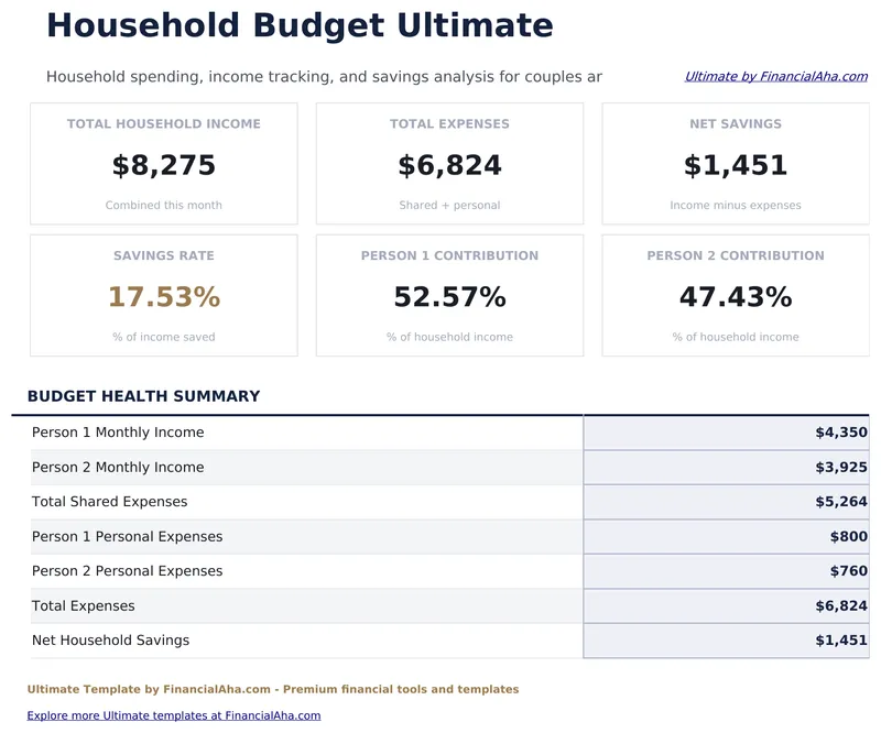 Household Budget Ultimate preview