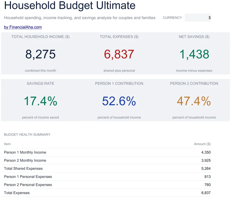 Household Budget Ultimate preview