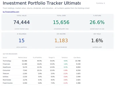 Tracker Portafoglio Investimenti Ultimate preview