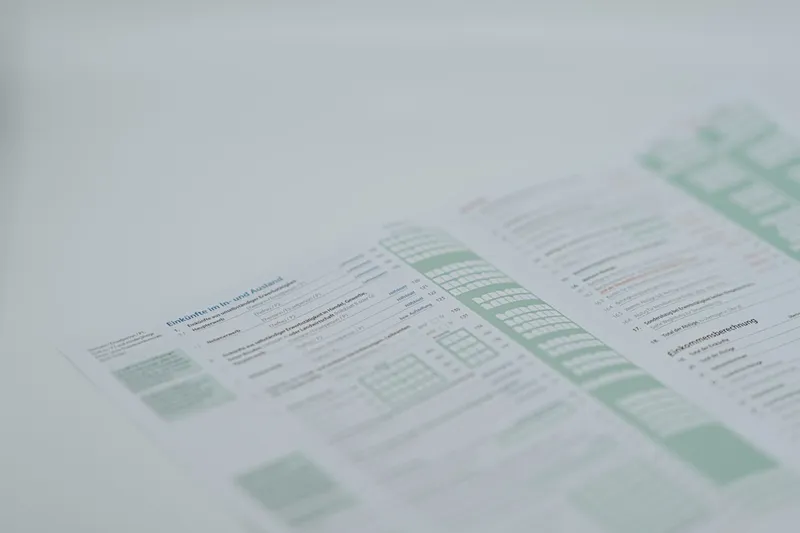 Net worth statement checklist with assets and liabilities