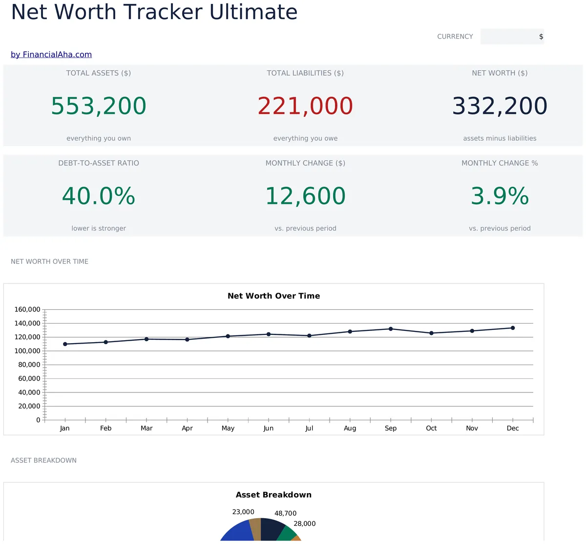 Net Worth Tracker Ultimate
