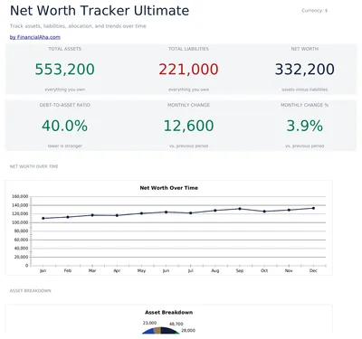 Vermogenstracker Ultimate preview