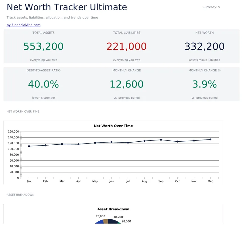 Vermogenstracker Ultimate preview