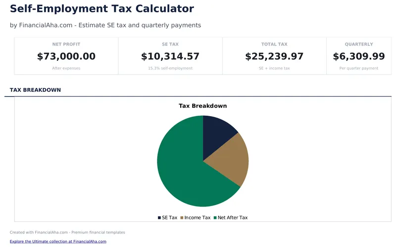 Self-Employment Tax Calculator preview