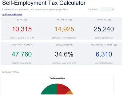 ZZP-belastingcalculator preview