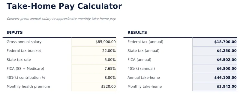 Nettogehalts-Rechner