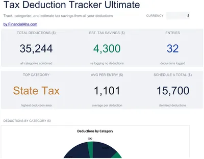 Belastingaftrektracker preview