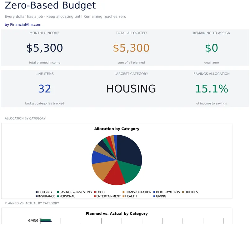 Zero-Based Budget preview
